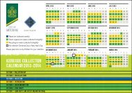 Kerbside Waste and Recycling Calendar - City of Mitcham - SA.Gov.au