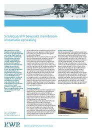 ScaleGuard Â® bewaakt membraan - KWR Watercycle Research ...