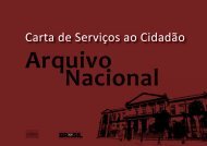 Carta de Serviços ao Cidadão - Arquivo Nacional