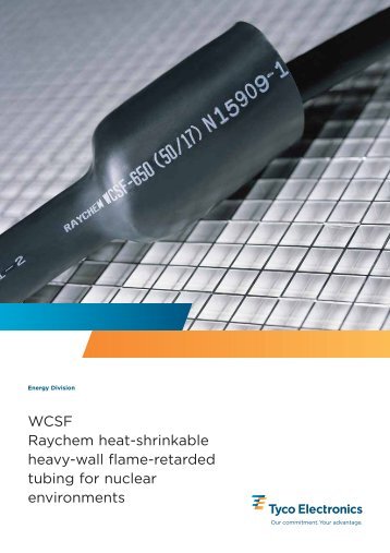 WCSF Raychem heat-shrinkable heavy-wall flame-retarded tubing ...