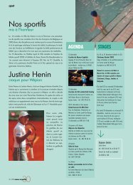 30 Nos sportifs Justine Henin → - Ville de Namur