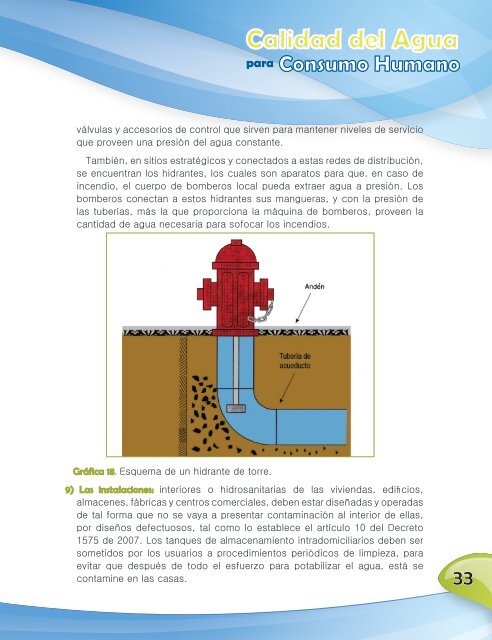 Calidad del agua para consumo humano