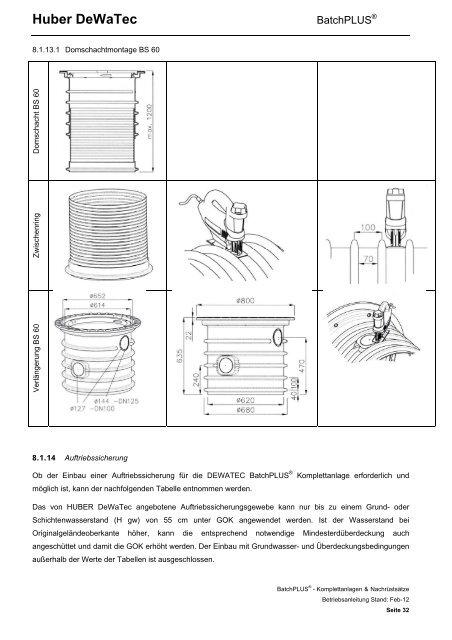 Huber DeWaTec - Tempel Hydraulik- & Reinigungstechnik