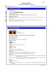 Safety Data Sheet - Micerium SpA