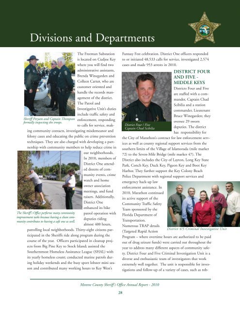 Mission Statement - Monroe County Sheriff's Office