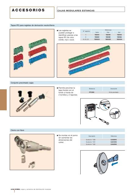 CAJAS Y ARMARIOS DE DISTRIBUCIÃN MODULAR - Coeva