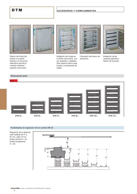 CAJAS Y ARMARIOS DE DISTRIBUCIÃN MODULAR - Coeva