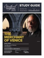 THE MERCHANT OF VENICE - Stratford Festival