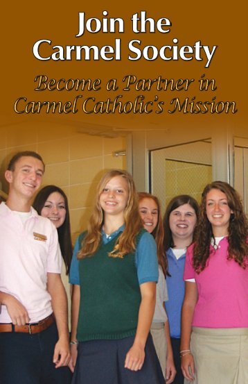 Join the - Carmel Catholic High School