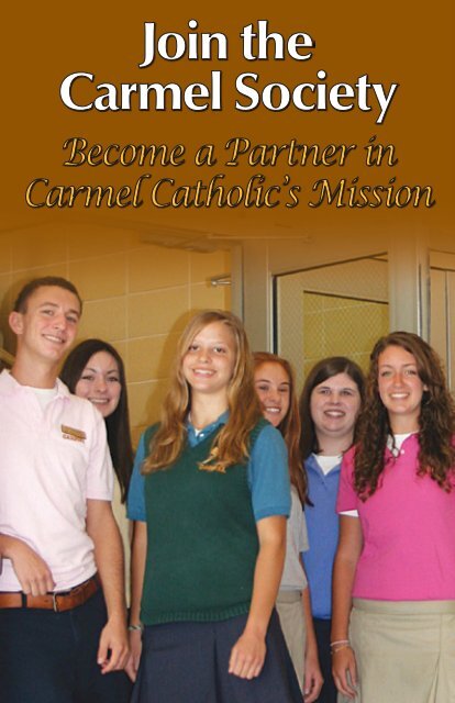 Join the - Carmel Catholic High School