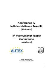 Konferenca IV NdÃ«rkombÃ«tare e Tekstilit - Fakulteti Inxhinierise ...