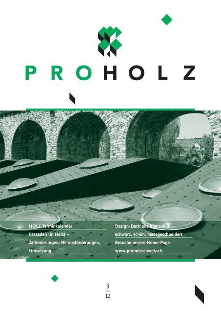 HOLZ Terminkalender Fassaden (in Holz ... - Pro Holz Schweiz