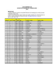 LISTA MEMBRILOR - Cardioportal