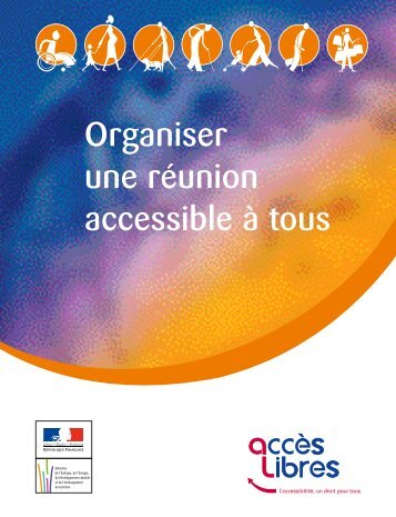 Organiser une réunion accessible à tous - Ministère du ...