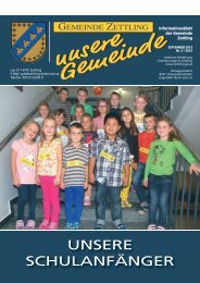 unsere Gemeinde unsere Gemeinde - Gemeinde Zettling