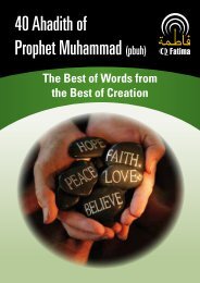 40 Ahadith of Prophet Muhammad (pbuh) - QFatima