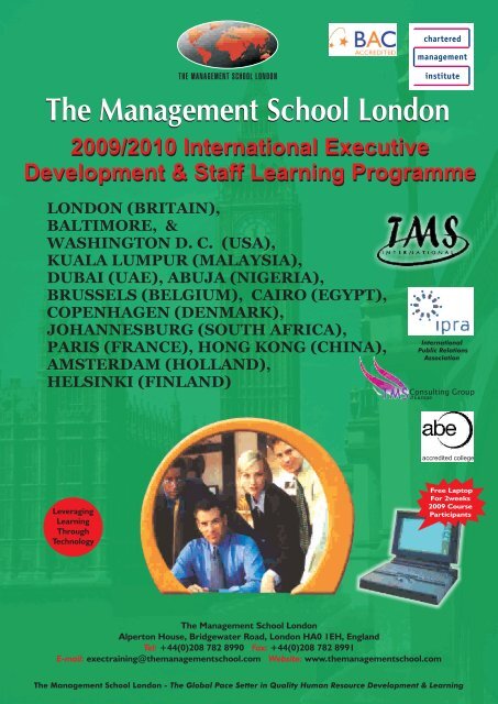 Download Brochure - The Management School London