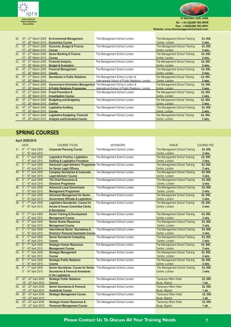 Download Brochure - The Management School London