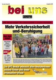 SPÃ–-Neutal steigert die LebensqualitÃ¤t in unserer Gemeinde