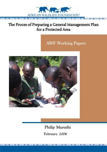 GMP Process for Protected Areas paper.pmd - African Wildlife ...