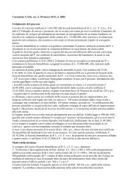 Cassazione Civile, sez. I, 20 marzo 2013, n. 6881 Svolgimento del ...