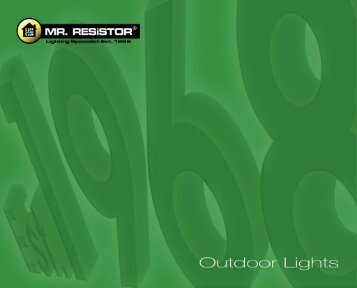 Catalogue - Outdoor Lights - Mr RESISTOR