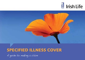 Specified illneSS cover - Irish Life