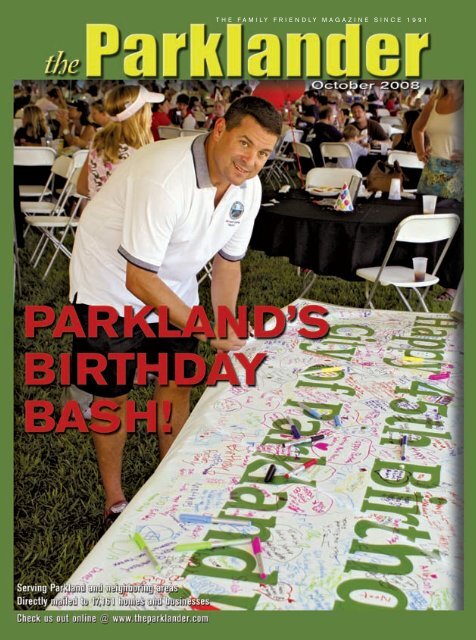 October 2008 - The Parklander Magazine