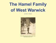 The Hamel Family of West Warwick - Paul J Hamel Official Website ...