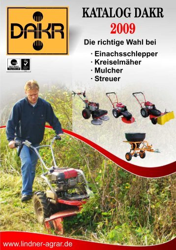 katalog dakr 2009 - LINDNER Agrarservice