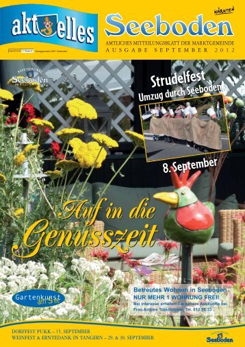 information - Marktgemeinde Seeboden