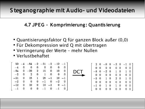 Steganographie in Audio- und Videodateien