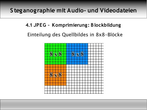 Steganographie in Audio- und Videodateien