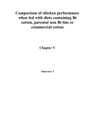 Volume - IGMORIS - Indian GMO Research Information System