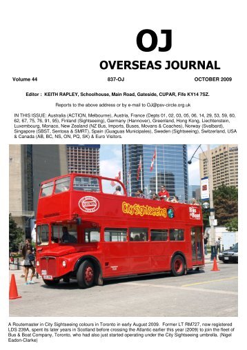 oj overseas journal - The PSV Circle Website