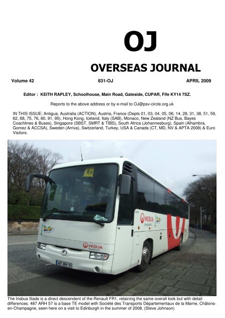 oj overseas journal - The PSV Circle Website