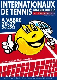 Plaquette (2.57 Mo) - Tournoi.fft.fr - FÃ©dÃ©ration FranÃ§aise de Tennis