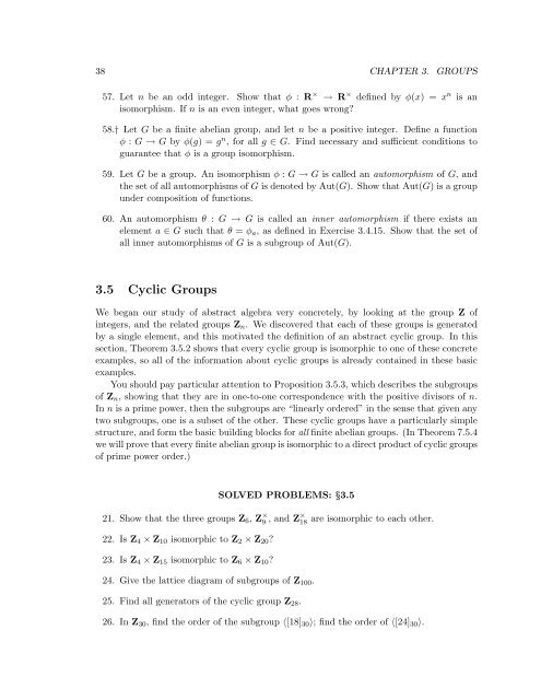 abstract algebra: a study guide for beginners - Northern Illinois ...