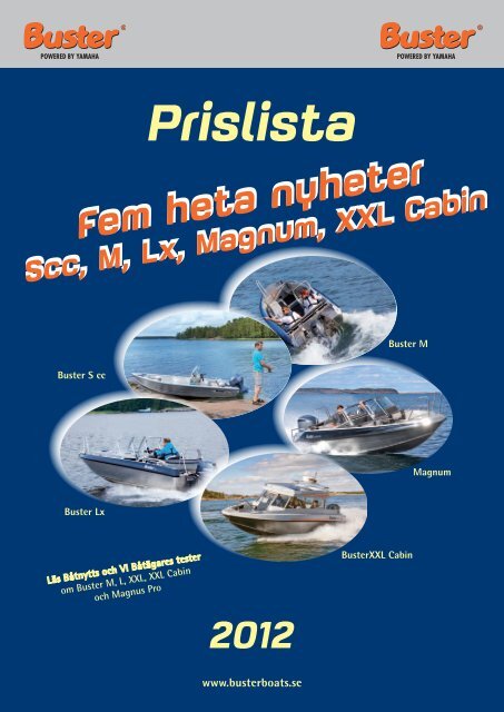 Ny buster prislista 2012 - Flipper Marin Stockholm