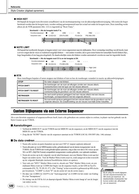 Nederlandstalige handleiding - Yamaha