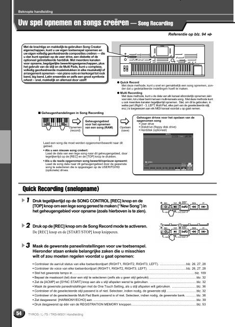 Nederlandstalige handleiding - Yamaha