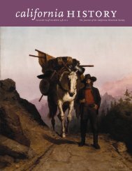 Volume 89, Number 4 - California Historical Society