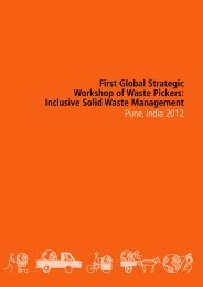 First Global Strategic Workshop of Waste Pickers ... - Inclusive Cities