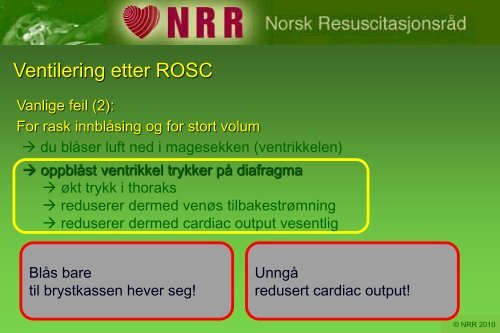 God behandling etter ROSC - nakos