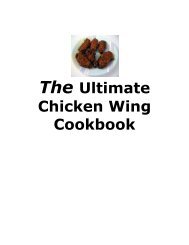 The Ultimate Chicken Wing Cookbook - DDV Culinary