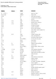 Liste de vocabulaire HSK niveau 2