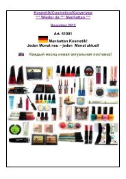 Kosmetik/Cosmetics - Zittel Grosshandel eK