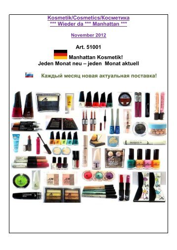 Kosmetik/Cosmetics - Zittel Grosshandel eK