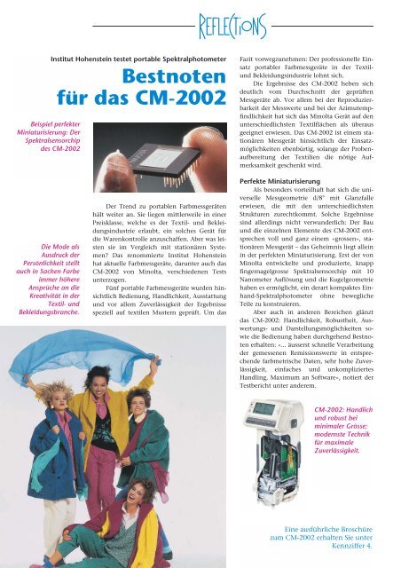 Informationen zur Licht - KONICA MINOLTA | Europe