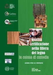 qualità e certificazione nella filiera del legno la catena ... - Innovazione